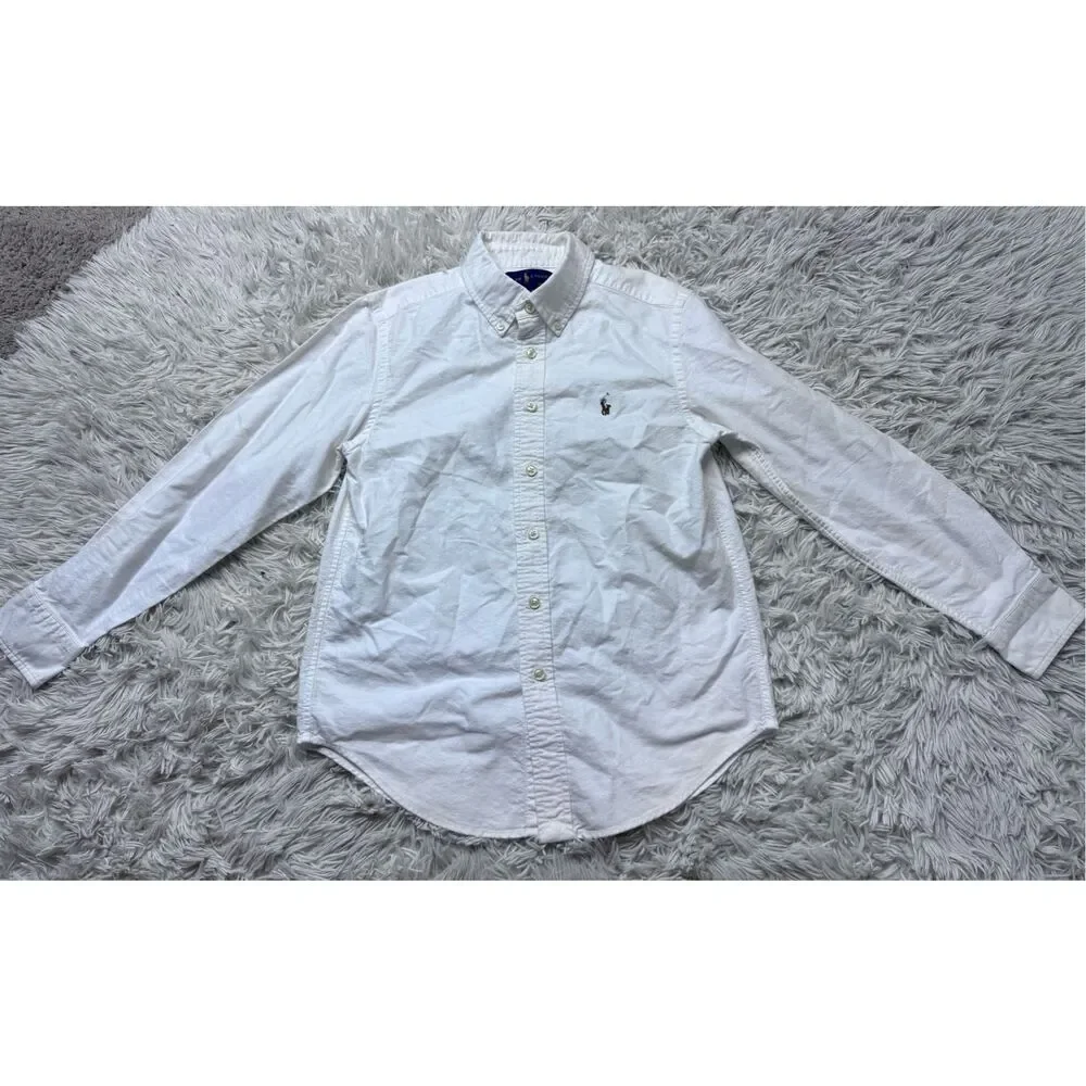 3 piece boys button down dress shirts bundle size 10-12 by Ralph Lauren & Nautic